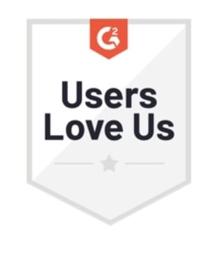 users love us badge - G2